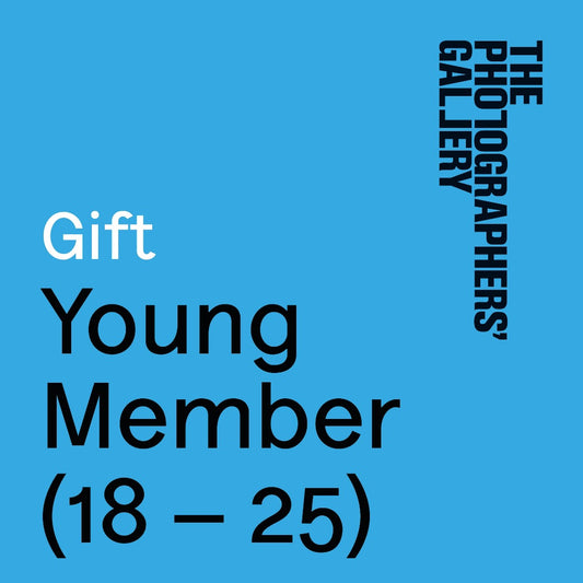 Blue background with the words Gift Young Member (18 to 25 years) on